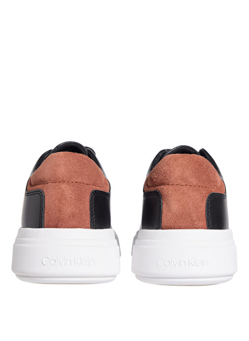Calvin Klein Siyah Kadın Deri Sneaker HW0HW02540 - Görsel 4