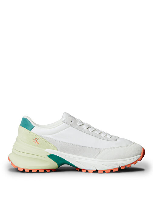 Calvin Klein Çok Renkli Kadın Deri Sneaker YW0YW01852 - Görsel 2