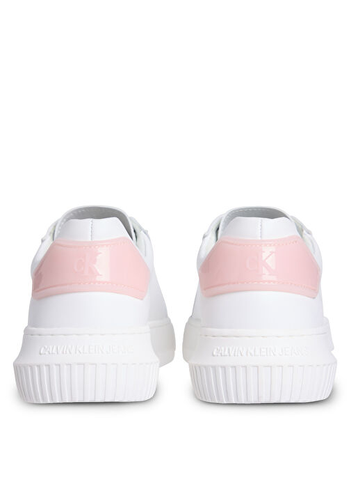 Calvin Klein Beyaz Kadın Deri Sneaker YW0YW01846 - Görsel 6