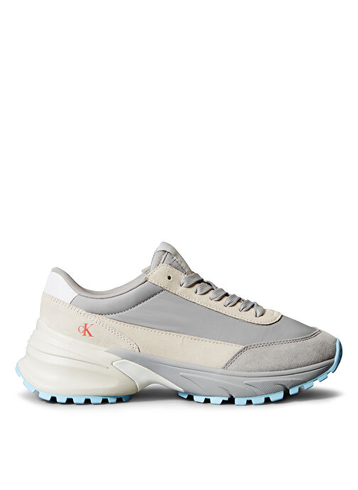 Calvin Klein Gri Kadın Deri Sneaker YW0YW01852 - Görsel 2