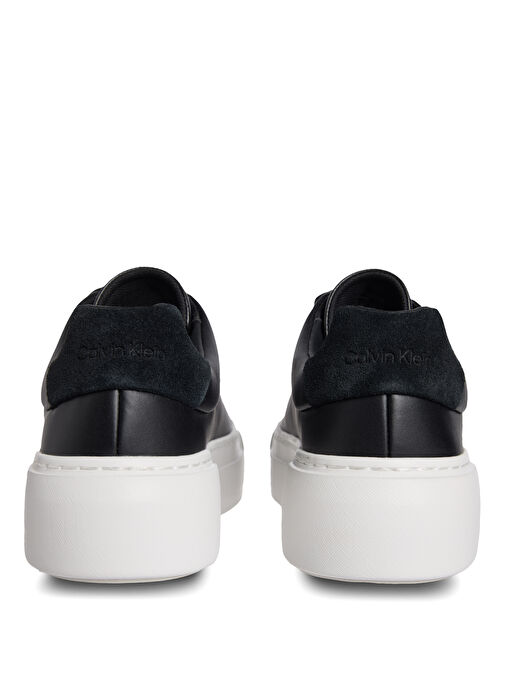 Calvin Klein Siyah Kadın Deri Sneaker HW0HW02570 - Görsel 6