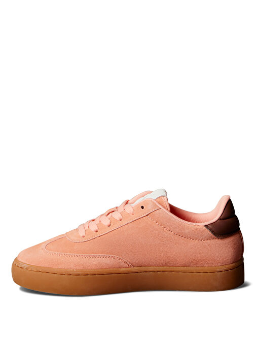Calvin Klein Turuncu Kadın Deri Sneaker YW0YW01767 - Görsel 3