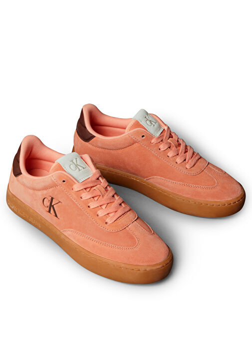 Calvin Klein Turuncu Kadın Deri Sneaker YW0YW01767 - Görsel 5