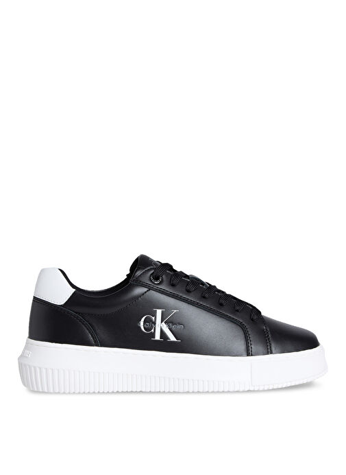 Calvin Klein Siyah Kadın Deri Sneaker YW0YW01872 - Görsel 2