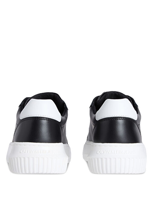 Calvin Klein Siyah Kadın Deri Sneaker YW0YW01872 - Görsel 5