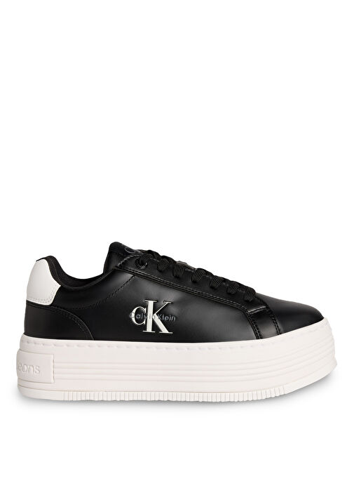 Calvin Klein Siyah Kadın Deri Sneaker YW0YW01878 - Görsel 2
