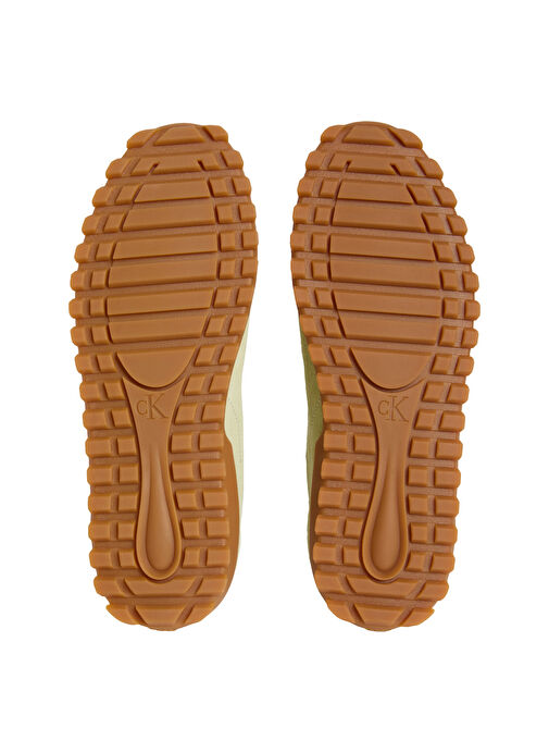 Calvin Klein Bej Kadın Deri Sneaker YW0YW01898 - Görsel 7