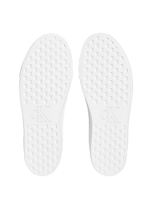 Calvin Klein Siyah Kadın Deri Sneaker YW0YW01886 - Görsel 7