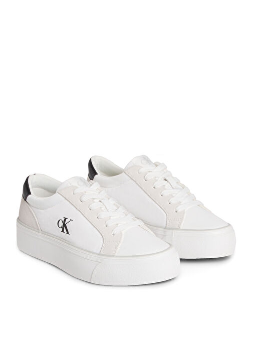 Calvin Klein Beyaz Kadın Sneaker YW0YW01896 - Görsel 5