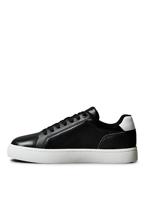 Calvin Klein Siyah Kadın Deri Sneaker YW0YW01902 - Görsel 3