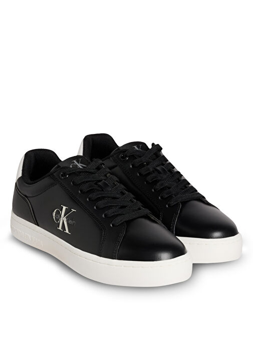 Calvin Klein Siyah Kadın Deri Sneaker YW0YW01902 - Görsel 5