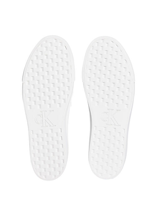 Calvin Klein Beyaz Kadın Deri Sneaker YW0YW01886 - Görsel 7