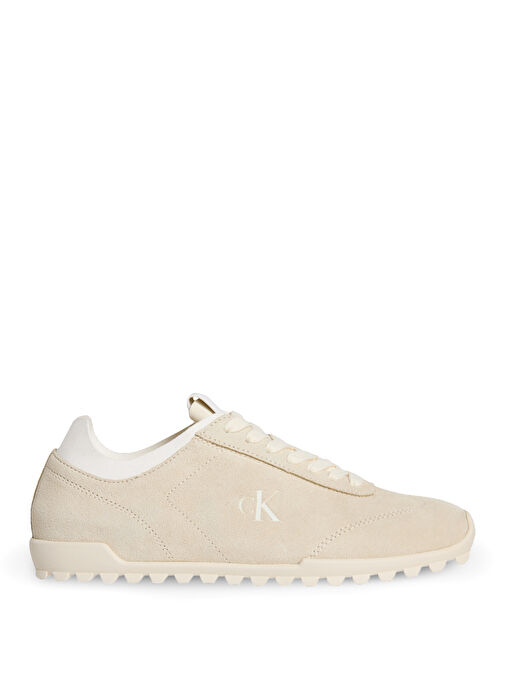 Calvin Klein Bej Kadın Deri Sneaker YW0YW01898 - Görsel 2