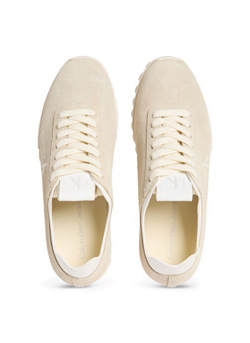Calvin Klein Bej Kadın Deri Sneaker YW0YW01898 - Görsel 4