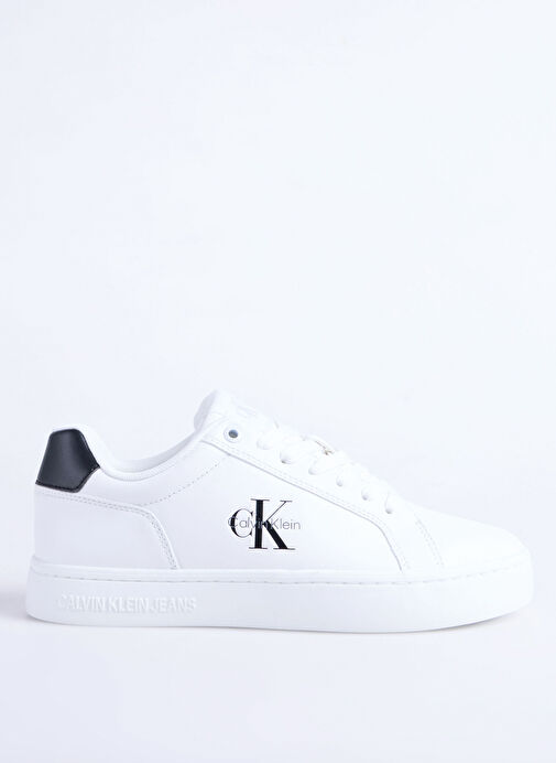 Calvin Klein Beyaz Kadın Deri Sneaker YW0YW01902 - Görsel 2