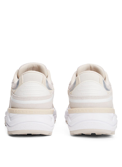 Tommy Hilfiger Ekru Kadın Sneaker FW0FW08692 - Görsel 5