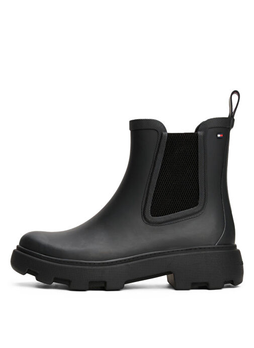 Tommy Hilfiger Siyah Kadın Yağmur Botu FW0FW08637 - Görsel 3