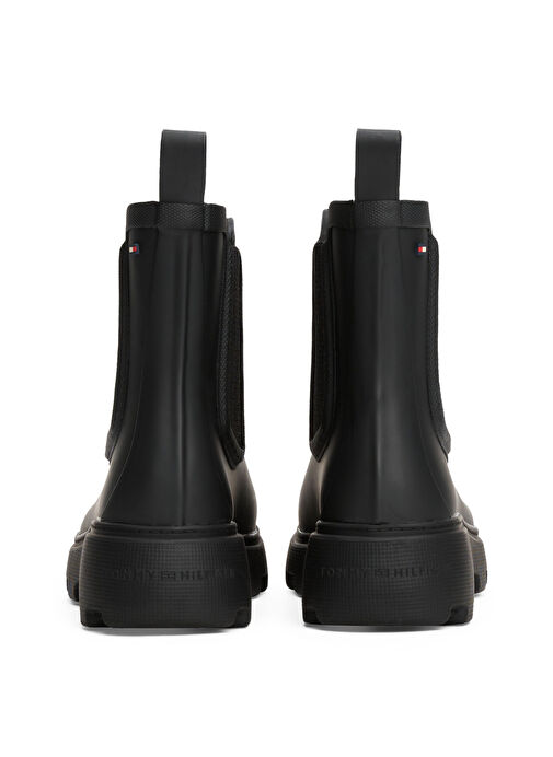 Tommy Hilfiger Siyah Kadın Yağmur Botu FW0FW08637 - Görsel 5