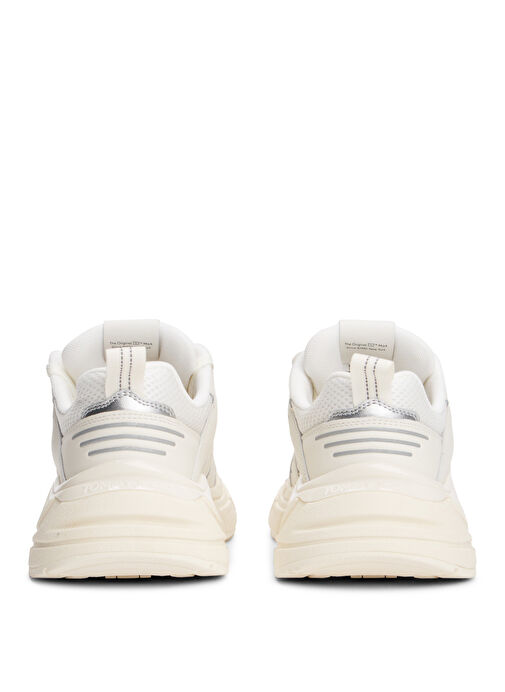 Tommy Hilfiger Ekru Kadın Deri Sneaker EN0EN02865 - Görsel 5
