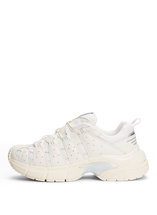 Tommy Hilfiger Ekru Kadın Deri Sneaker EN0EN02865 - Görsel 4