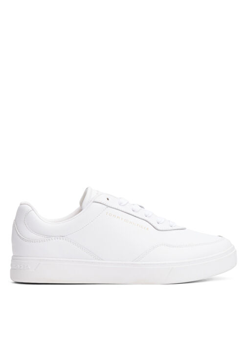 Tommy Hilfiger Beyaz Kadın Deri Sneaker FW0FW08689 - Görsel 2