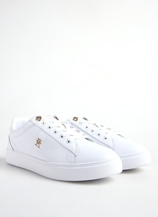 Tommy Hilfiger Beyaz Kadın Sneaker FW0FW09073 - Görsel 3