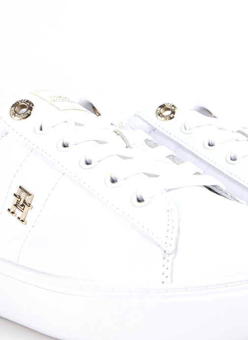Tommy Hilfiger Beyaz Kadın Sneaker FW0FW09073 - Görsel 6