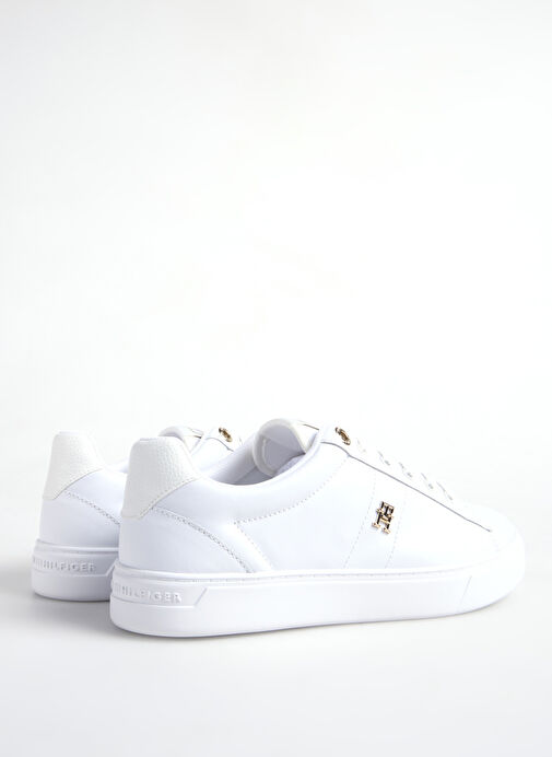 Tommy Hilfiger Beyaz Kadın Sneaker FW0FW09073 - Görsel 4
