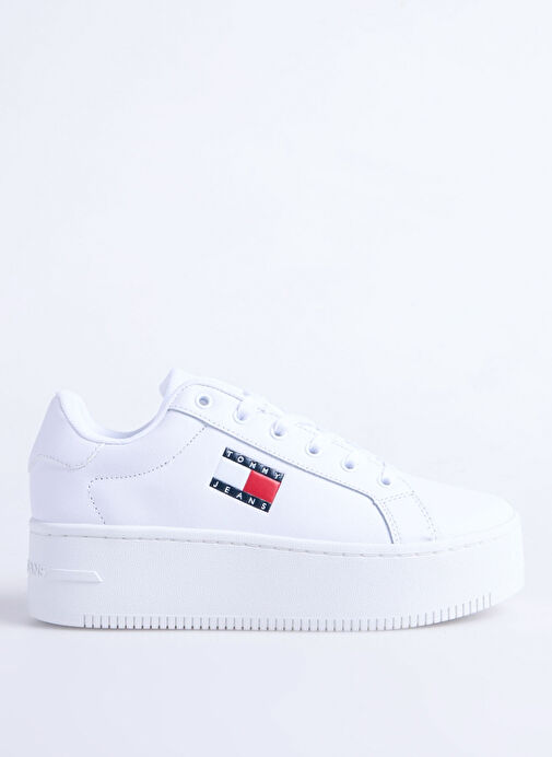 Tommy Hilfiger Beyaz Kadın Sneaker EN0EN02932 - Görsel 2