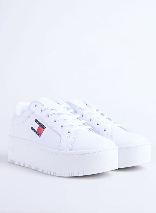 Tommy Hilfiger Beyaz Kadın Sneaker EN0EN02932 - Görsel 3