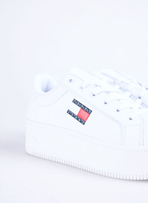 Tommy Hilfiger Beyaz Kadın Sneaker EN0EN02932 - Görsel 6