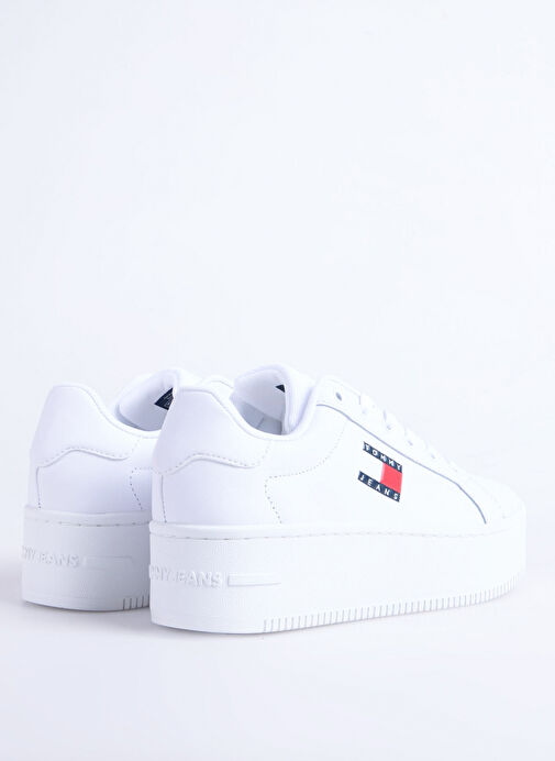 Tommy Hilfiger Beyaz Kadın Sneaker EN0EN02932 - Görsel 4