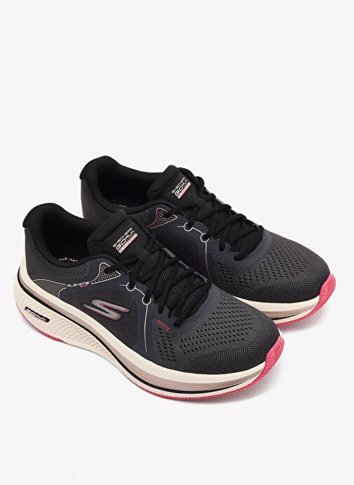 Skechers 129005 BKPK GO RUN ELEVATE 2.0 QUAR Siyah Kadın Koşu Ayakkabısı - Görsel 5