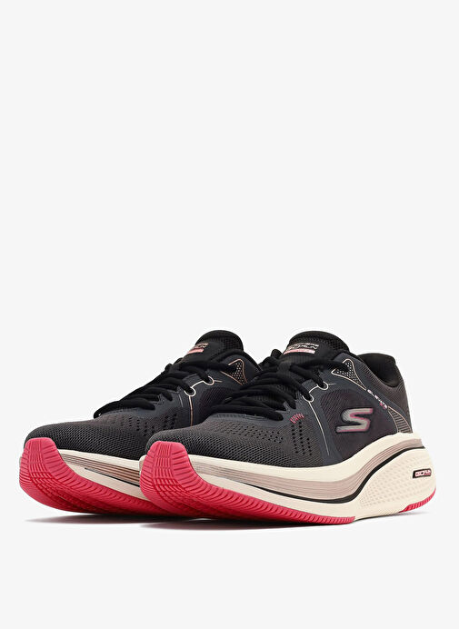 Skechers 129005 BKPK GO RUN ELEVATE 2.0 QUAR Siyah Kadın Koşu Ayakkabısı - Görsel 4