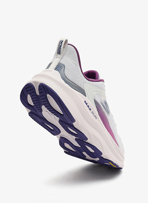 Skechers 129202 GRY MAX RUN PACEWAVE Gri Kadın Koşu Ayakkabısı - Görsel 6