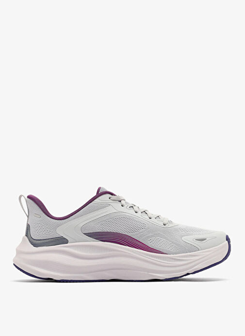 Skechers 129202 GRY MAX RUN PACEWAVE Gri Kadın Koşu Ayakkabısı - Görsel 3