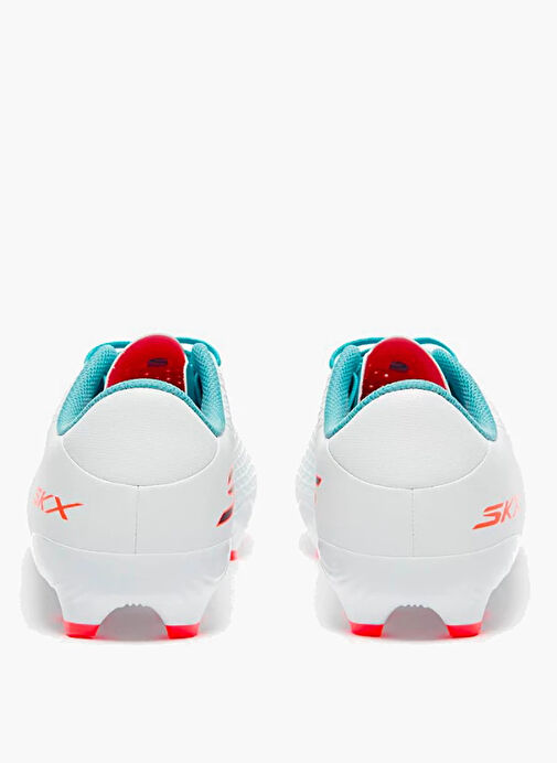 Skechers 252132 WTQP SKECHERS CLUB MG Beyaz - Turkuaz - Pembe Erkek Futbol Ayakkabısı - Görsel 3