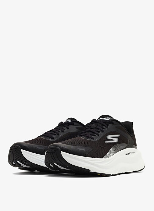 Skechers 129202 BKW MAX RUN PACEWAVE Beyaz Kadın Koşu Ayakkabısı - Görsel 4