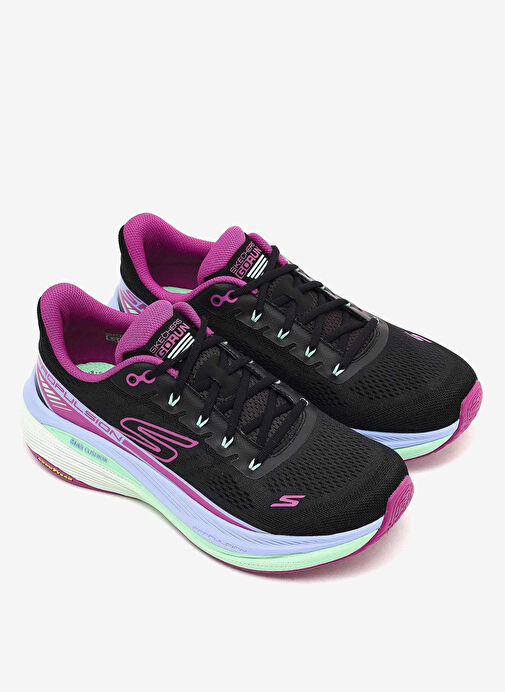 Skechers 128901 BKPR MAX CUSHIONING PROPULSI Siyah Kadın Koşu Ayakkabısı - Görsel 5