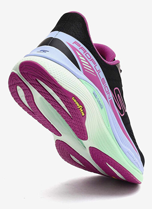 Skechers 128901 BKPR MAX CUSHIONING PROPULSI Siyah Kadın Koşu Ayakkabısı - Görsel 6