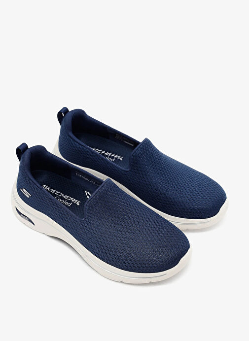 Skechers 125313 NVW GO WALK ARCH FIT 2.0 SAI Lacivert Kadın Yürüyüş Ayakkabısı - Görsel 5