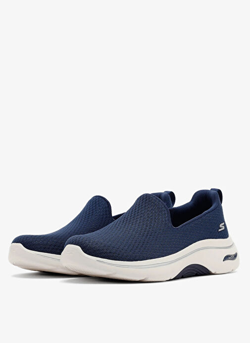 Skechers 125313 NVW GO WALK ARCH FIT 2.0 SAI Lacivert Kadın Yürüyüş Ayakkabısı - Görsel 4