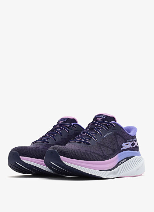 Skechers 125582 NVLV GO WALK MAX CUSHIONING Lacivert Kadın Yürüyüş Ayakkabısı - Görsel 4