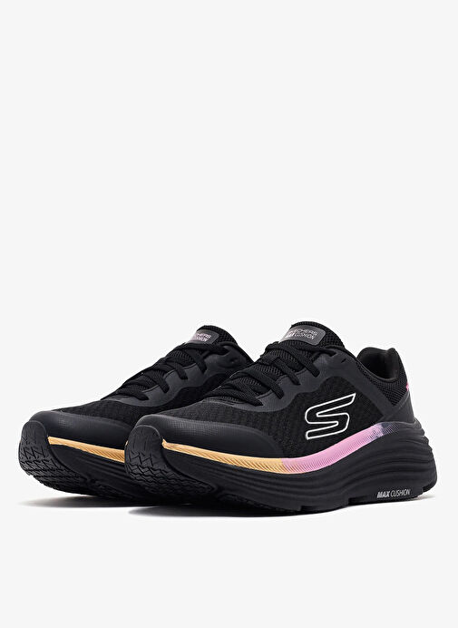 Skechers 129470 BKPK MAX CUSHIONING ENDEAVOU Siyah Kadın Koşu Ayakkabısı - Görsel 4