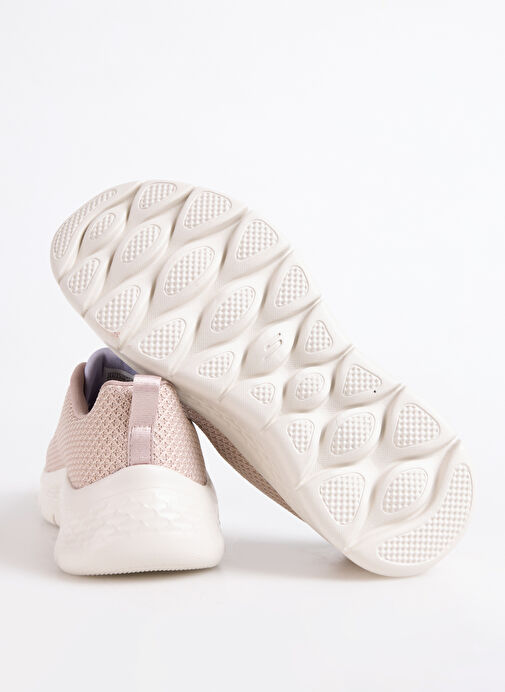 Skechers 125515TK TPLV GO WALK FLEX Bej - Mor Kadın Yürüyüş Ayakkabısı - Görsel 5