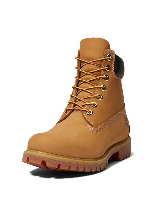 Timberland Sarı Erkek Bot Premium 6 INCH LACE UP WATERPROOF - Görsel 5