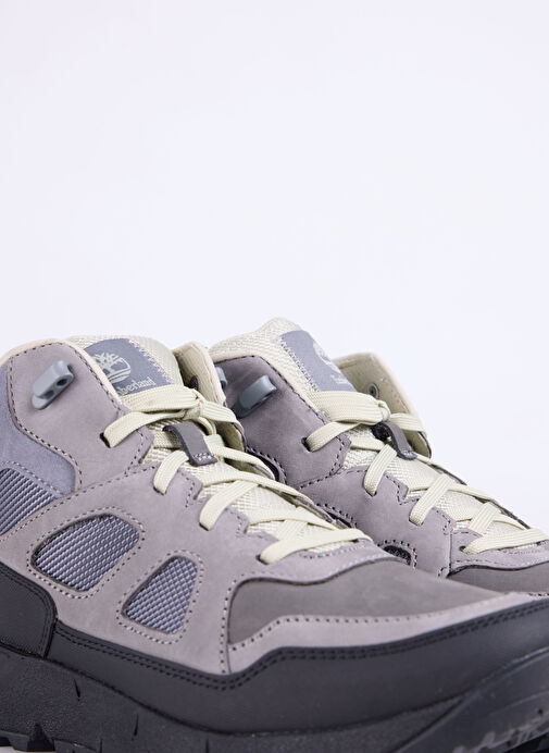 Timberland TB0A6F5JEL81-VOYAGER VALLEY MD LACE Gri Deri Erkek Outdoor Ayakkabısı - Görsel 6