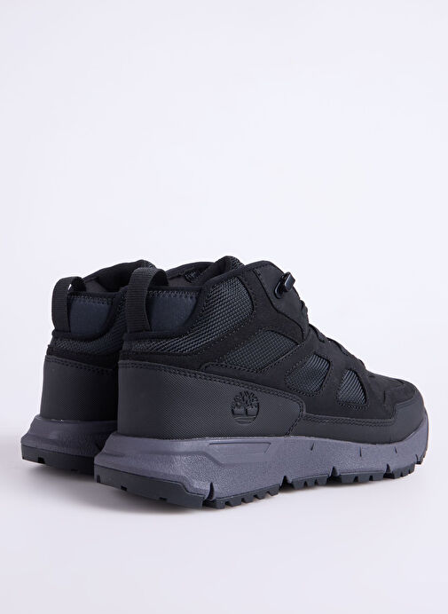 Timberland TB0A6F5JW051-VOYAGER VALLEY MD LACE Siyah Deri Erkek Outdoor Ayakkabısı - Görsel 4