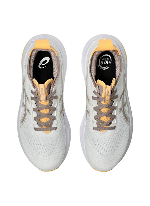 Asics 1012B753-103 GEL-NIMBUS 27 Beyaz Kadın Koşu Ayakkabısı - Görsel 4