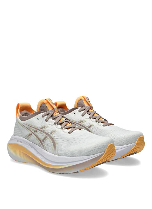 Asics 1012B753-103 GEL-NIMBUS 27 Beyaz Kadın Koşu Ayakkabısı - Görsel 5